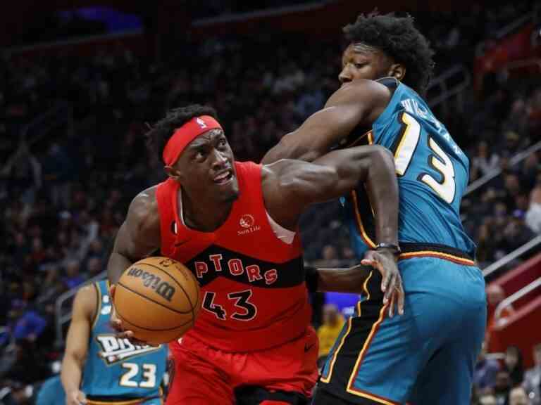 Les Raptors remportent une victoire contre les humbles Pistons