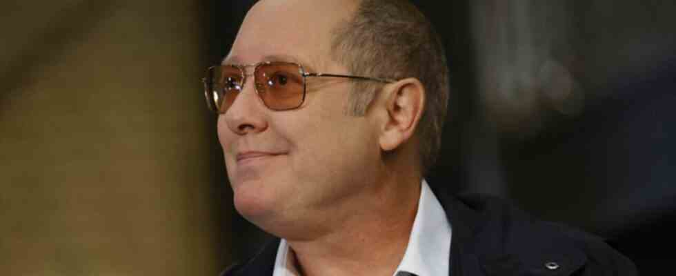 James Spader as Reddington in The Blacklist Season 10