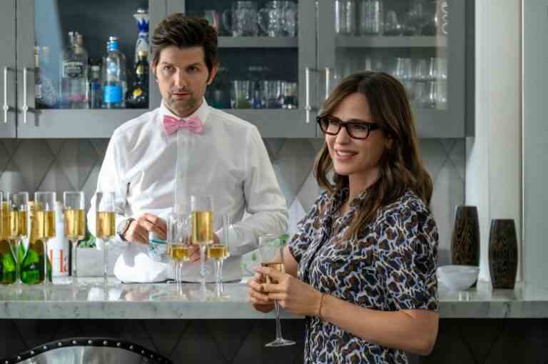 PARTY DOWN, from left: Adam Scott, Jennifer Garner, 'Jack Botty's Surprise Party', (Season 3, ep. 302, aired March 3, 2023). photo: Colleen Hayes / © Starz / Courtesy Everett Collection