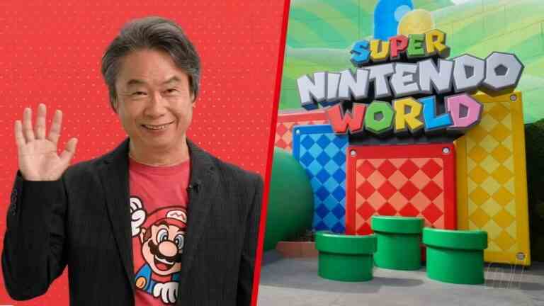 Aléatoire: Miyamoto Charms à l'inauguration de Super Nintendo World à Hollywood
