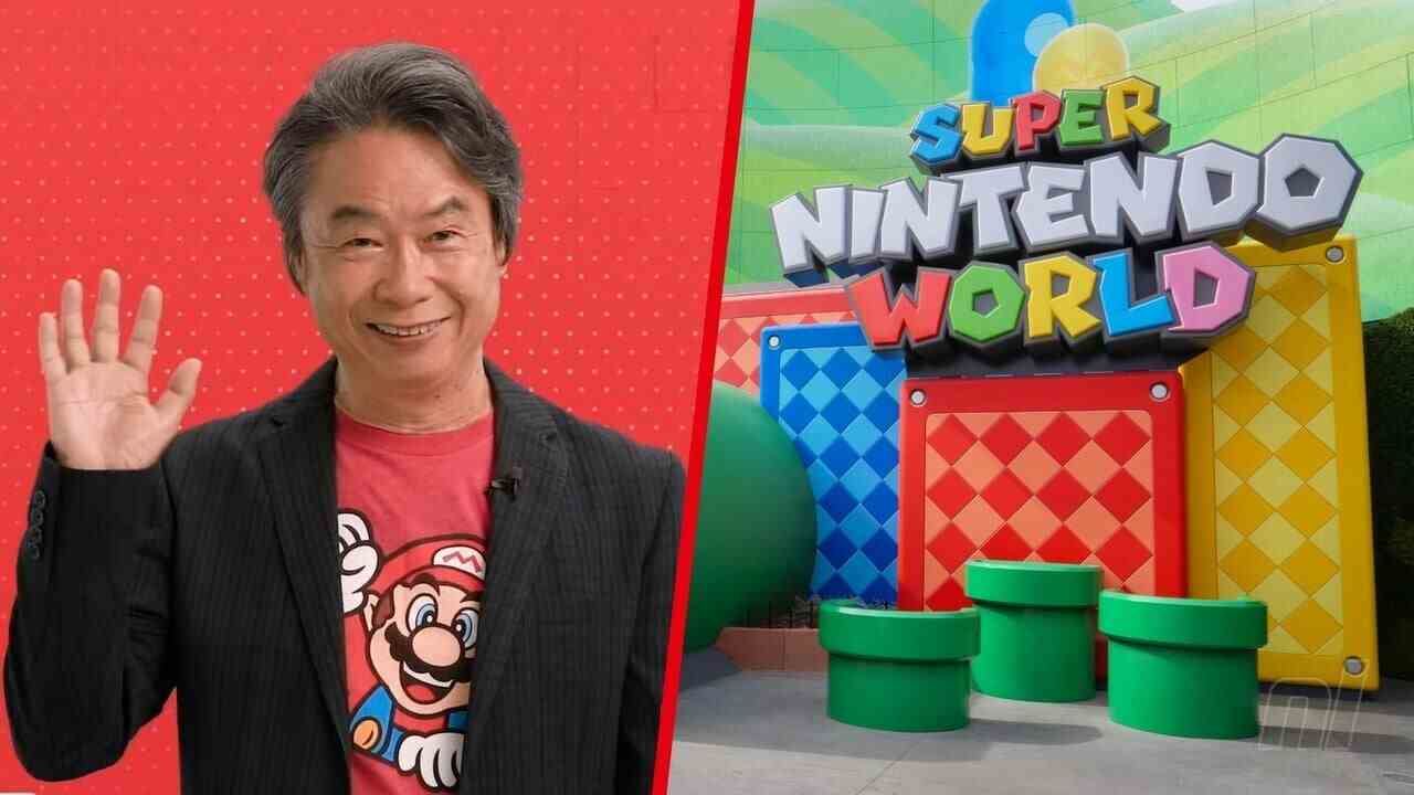 Aléatoire: Miyamoto Charms à l'inauguration de Super Nintendo World à Hollywood
