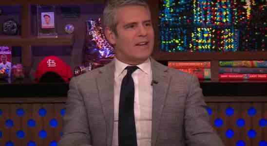 screenshot of Andy Cohen on Watch What Happens Live