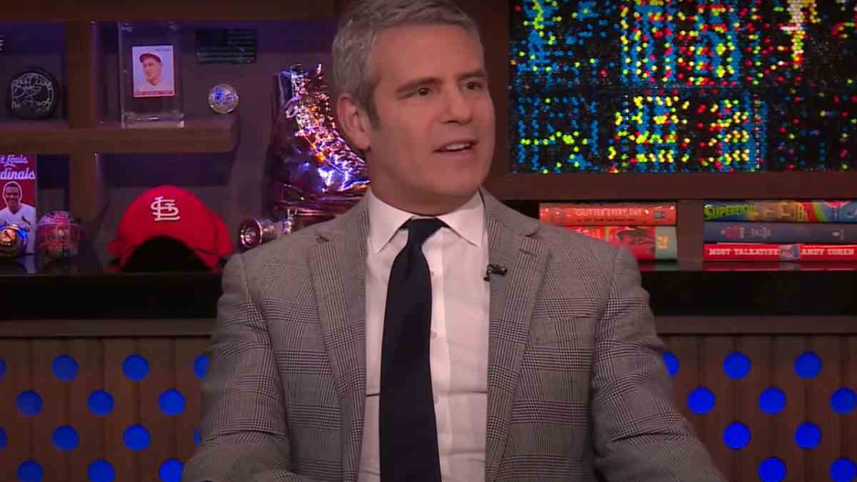 screenshot of Andy Cohen on Watch What Happens Live