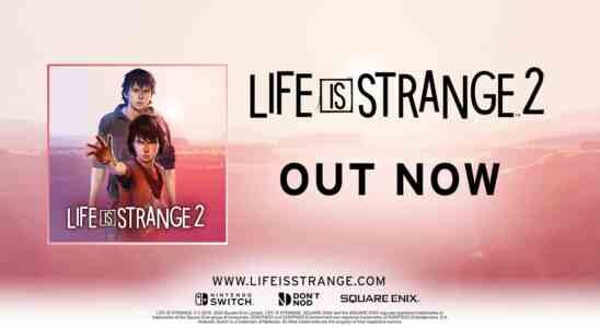 Bande-annonce de lancement de Life is Strange 2 Switch