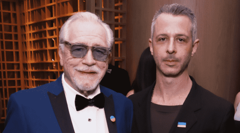 "Succession" co-stars Brian Cox and Jeremy Strong