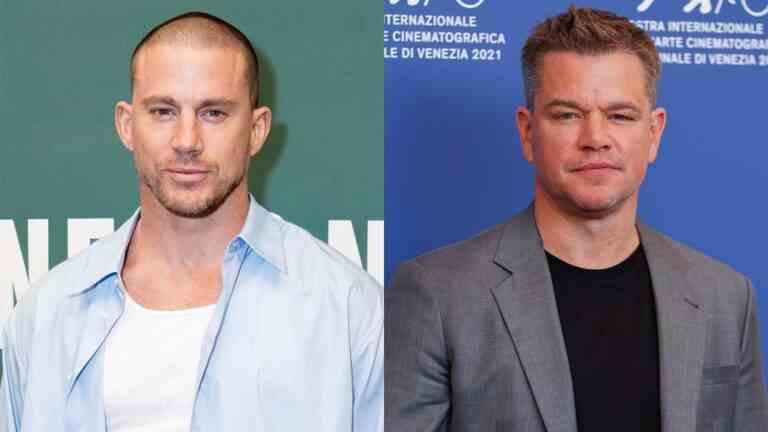 Channing Tatum se souvient d'un moment embarrassant lorsqu'il a rencontré Matt Damon pour la première fois : "J'y pense encore aujourd'hui" 
