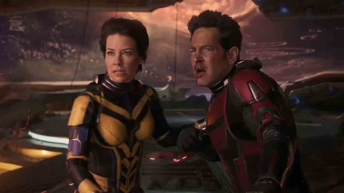 Evangeline Lilly and Paul Rudd in Ant-Man and the Wasp: Quantumania