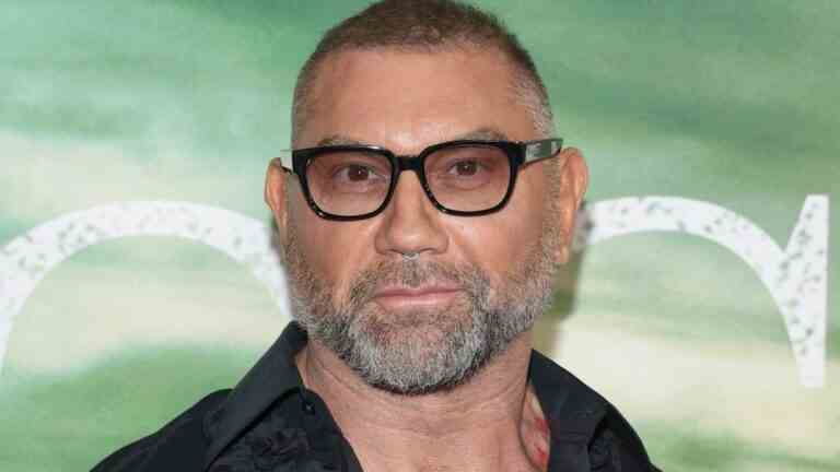  Dave Bautista ne reçoit jamais d'offres de comédies romantiques : « Suis-je si peu attrayant ? »  Y a-t-il quelque chose de désagréable chez moi ? »  Les plus populaires doivent être lus Inscrivez-vous aux bulletins d'information sur les variétés Plus de nos marques
	
	
