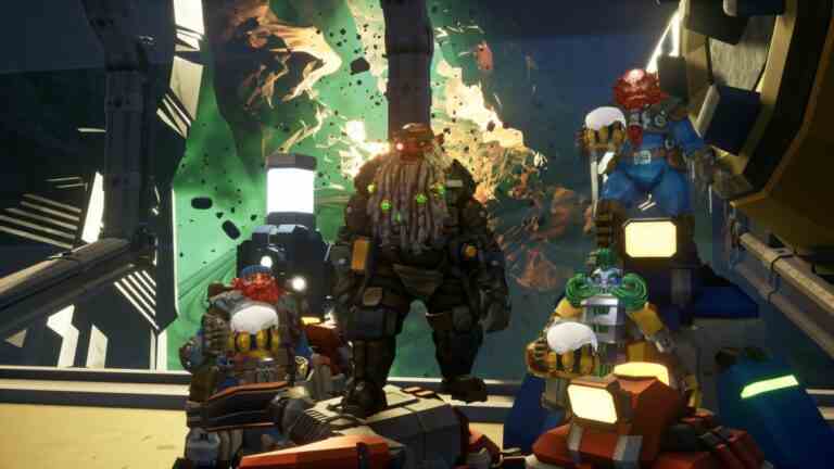 An image of the dwarves in Deep Rock Galactic.