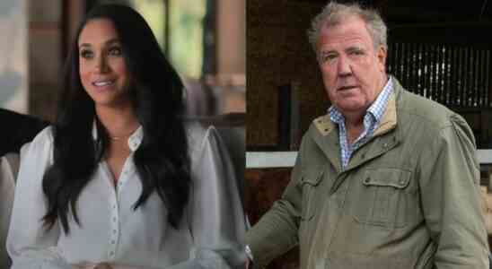 From Left to Right: Meghan Markle in Harry and Meghan and Jeremy Clarkson in Clarkson