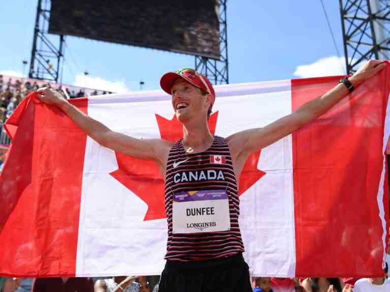 Evan Dunfee a parlé de la conversation, maintenant il est de retour à la marche à pied