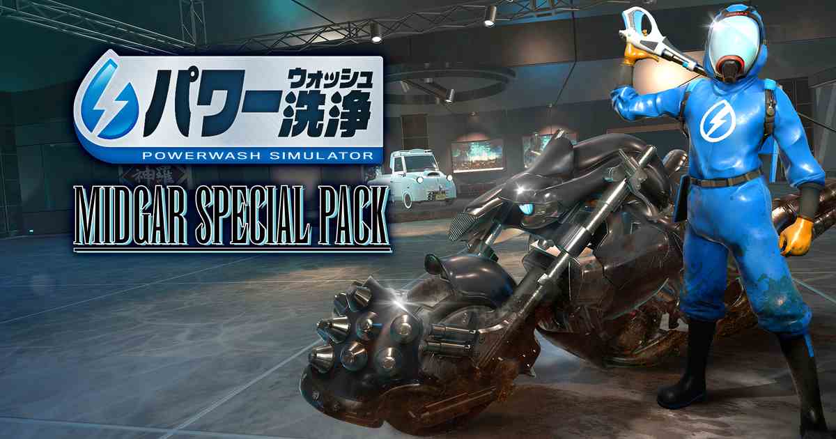 Final Fantasy 7 DLC arrive sur PowerWash Simulator
