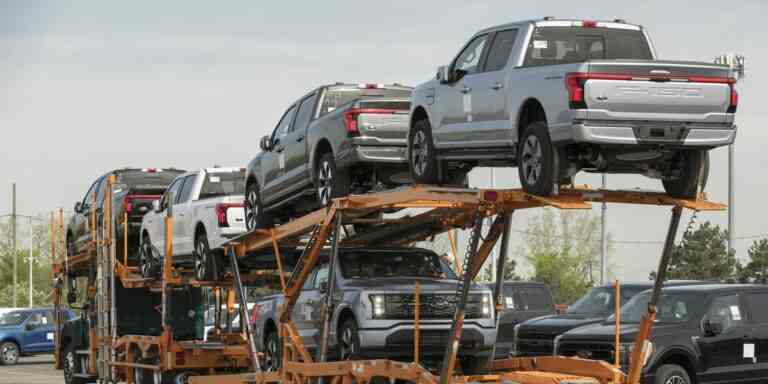 Ford F-150 Lightning dans le cadre d’une commande Stop Build, Stop Ship