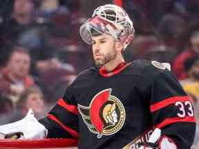 Le gardien des Sénateurs d'Ottawa, Cam Talbot, a hâte de revenir dans le filet après avoir raté un mois en raison d'une blessure à l'aine.