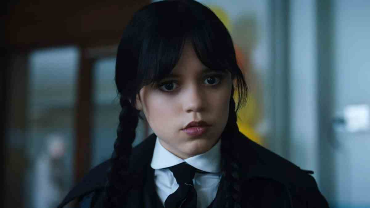 Jenna Ortega as Wednesday Addams in Wednesday