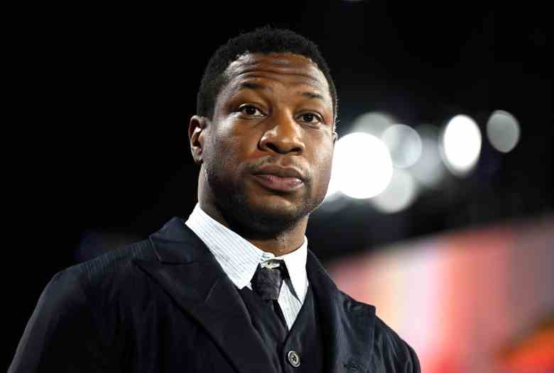 LONDON, ENGLAND - FEBRUARY 16: Jonathan Majors attends the UK Gala Screening of Marvel's Ant-Man and the Wasp: Quantumania, at BFI IMAX Waterloo on February 16, 2023 in London, England. (Gareth Cattermole/Getty Images for Disney)