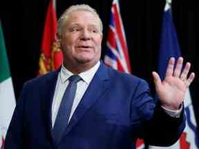 Doug Ford, premier ministre ontarien.  REUTERS/Blair Gable