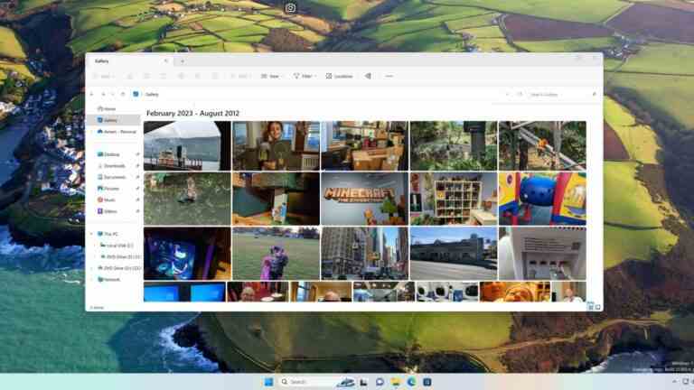 La dernière version de Windows 11 a une fonctionnalité de galerie cachée, un explorateur de fichiers expérimental