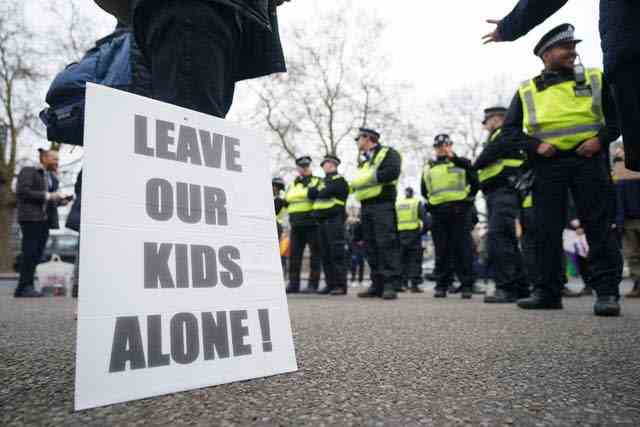 Protestation de la Tate Britain