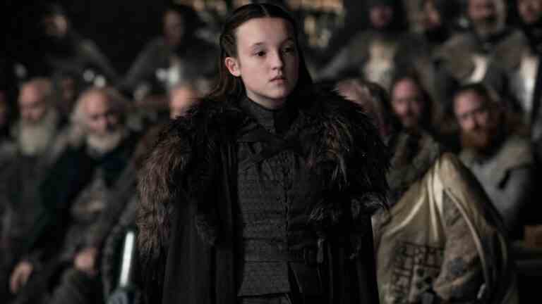 Bella Ramsey as Lyanna Mormont in Game of Thrones