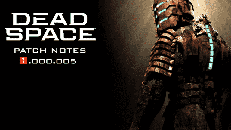 La mise à jour 1.000.005 de Dead Space demande des correctifs et plus encore