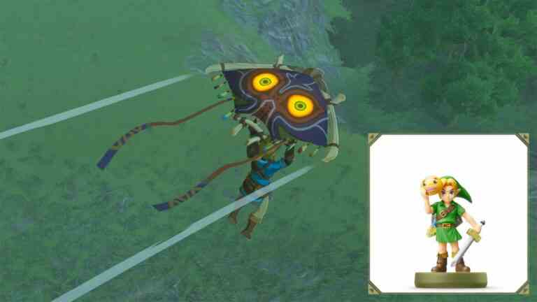 L'amiibo Zelda débloquera des looks spéciaux de parapente dans Tears of the Kingdom
