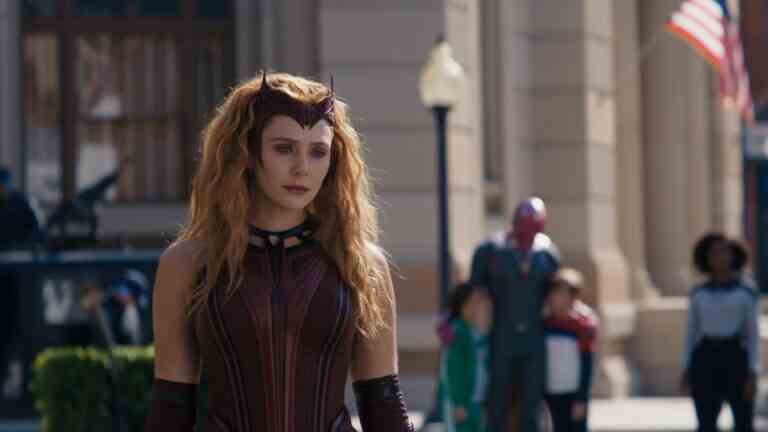 Elizabeth Olsen as Scarlet Witch in WandaVision