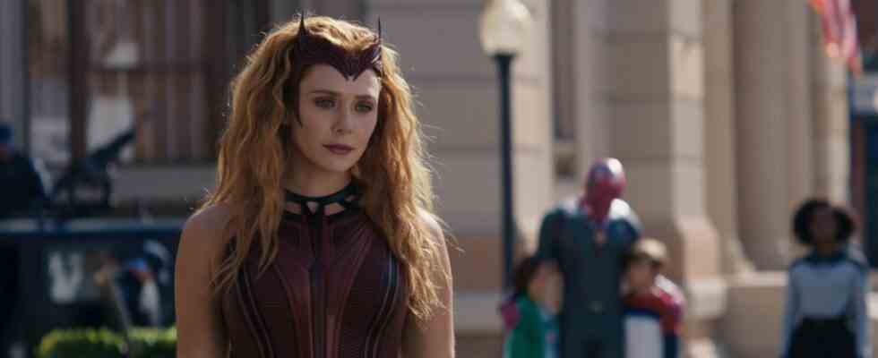 Elizabeth Olsen as Scarlet Witch in WandaVision