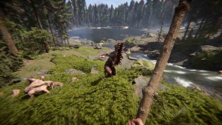 Le jeu de survie Sons of the Forest montre la construction de bases coopératives et des cauchemars charnus
