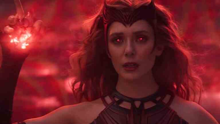 Elizabeth Olsen as Scarlet Witch on WandaVision, "The Series Finale."