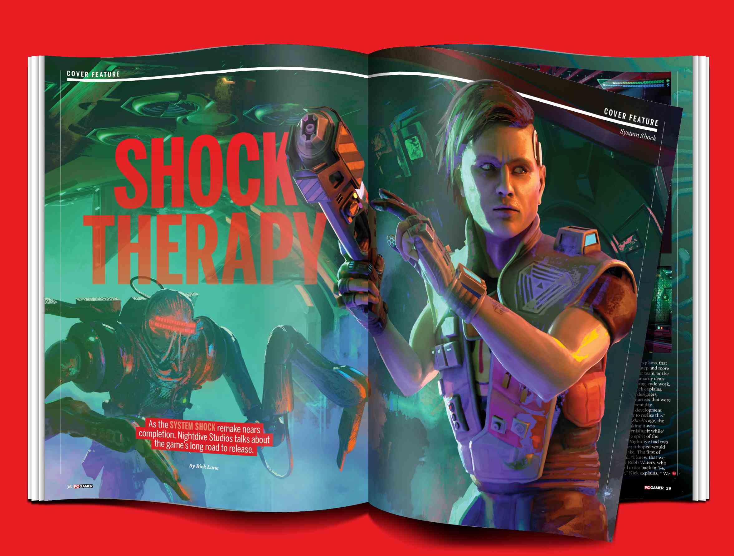 Magazine PC Gamer numéro 380 Propagation de System Shock