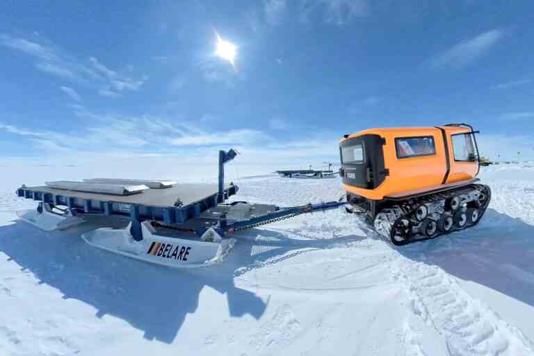 Le seul véhicule électrique de l’Antarctique a dû être repensé à cause du changement climatique