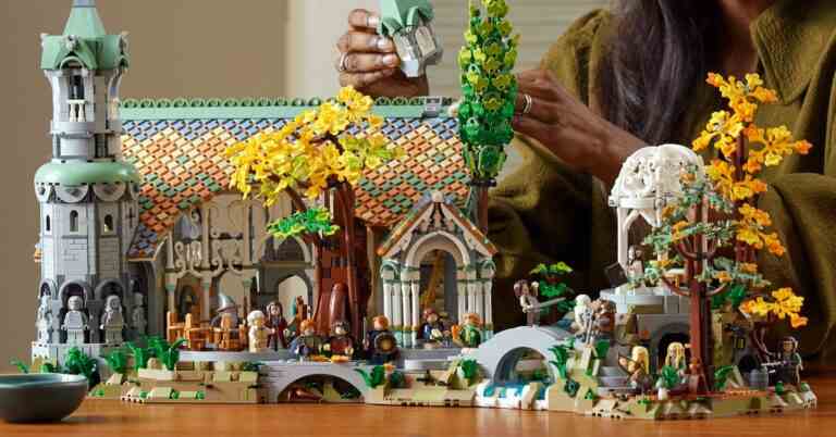 Lego révèle un ensemble massivement détaillé du Seigneur des Anneaux Rivendell
