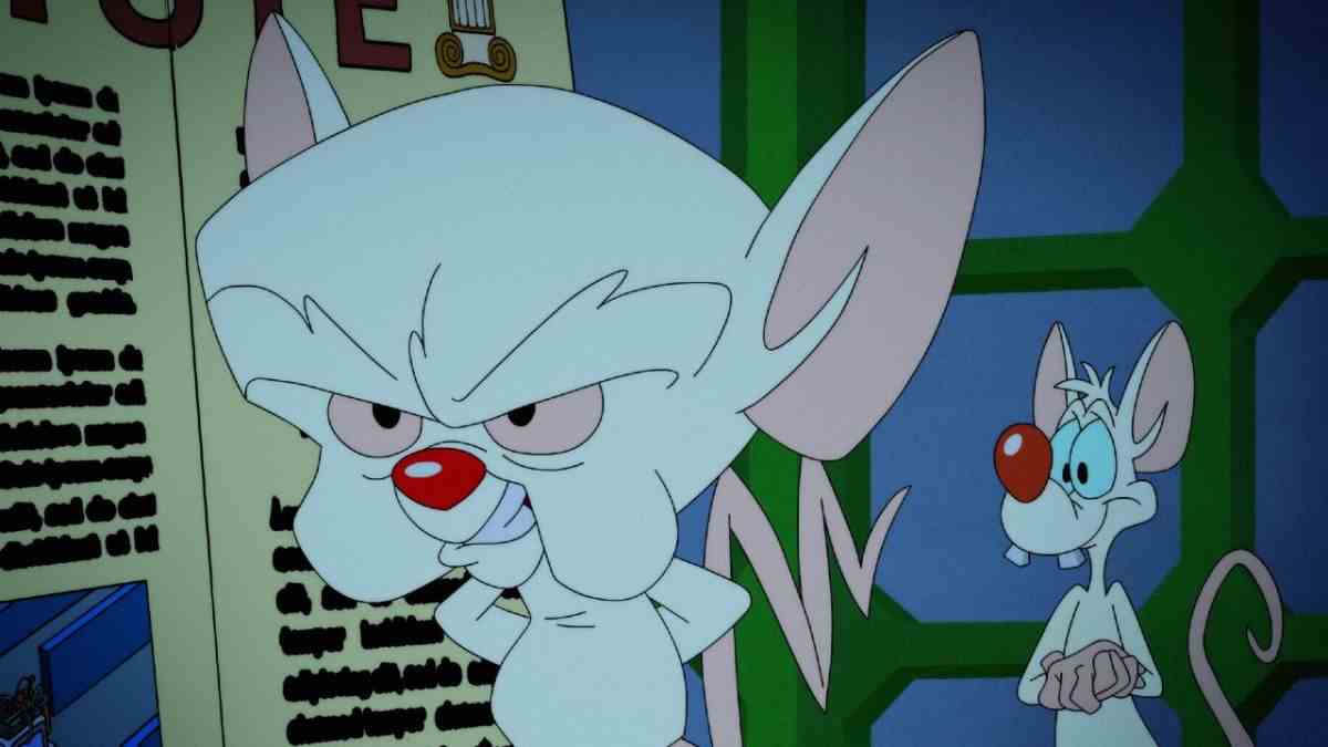 Les stars d'Animaniacs Maurice LeMarche et Rob Paulsen ont lancé un film Pinky and the Brain, et je l'adore
