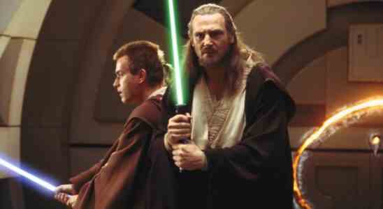 Qui-Gon Jinn and Obi-Wan Kenobi in Star Wars: The Phantom Menace