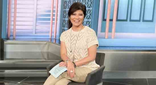 Julie Chen on stage for Big Brother