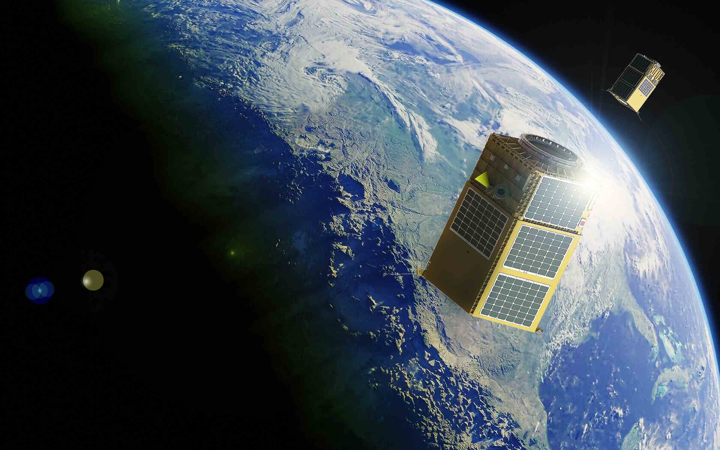 Satellite Orbital Sidekick dans l'espace