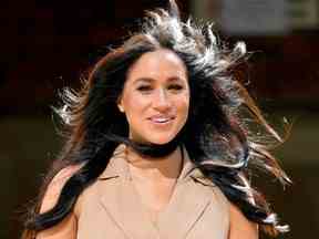 Meghan Markle, duchesse de Sussex, arrive pour rencontrer des universitaires et des étudiants lors d'une table ronde sur l'accès des femmes à l'enseignement supérieur avec l'Association des universités du Commonwealth, à l'Université de Johannesburg, Johannesburg, Afrique du Sud, le 1er octobre 2019.