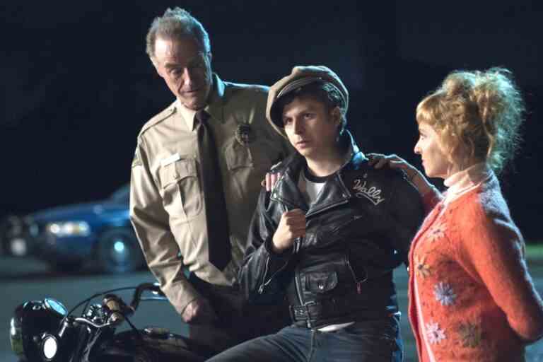 Harry Goaz, Michael Cera and Kimmy Robertson in a still from Twin Peaks. Photo: Suzanne Tenner/SHOWTIME