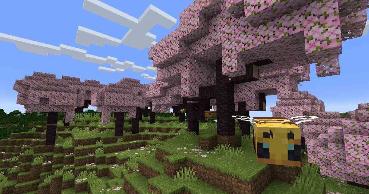 Minecraft obtient un nouveau biome de fleurs de cerisier dans la grande mise à jour 1.20 de cette année
