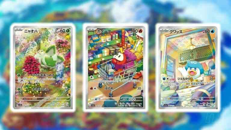 Nouvel ensemble Pokémon Scarlet & Violet TCG révélé, ainsi que des œuvres d'art tout à fait adorables
