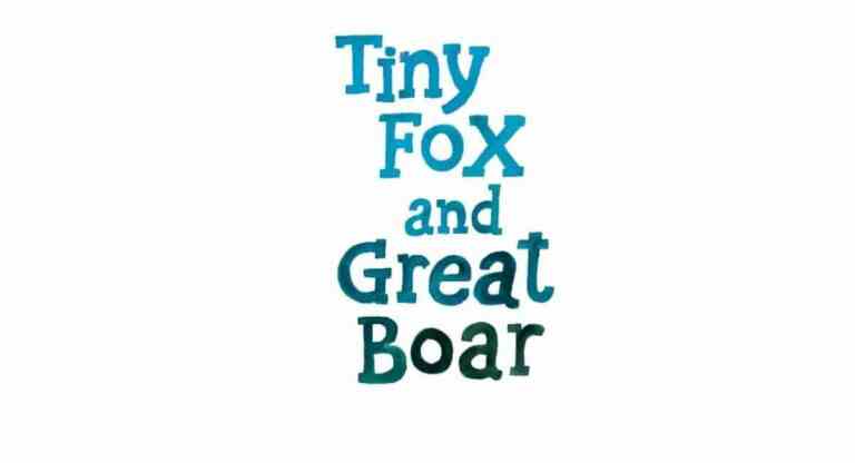 ONI PRESS publie le dernier épisode des livres Tiny Fox et Great Boar