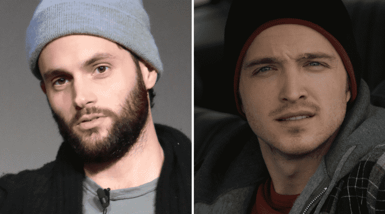 Penn Badgley was almost cast as Jesse Pinkman in "Breaking Bad" before the role went to Aaron Paul