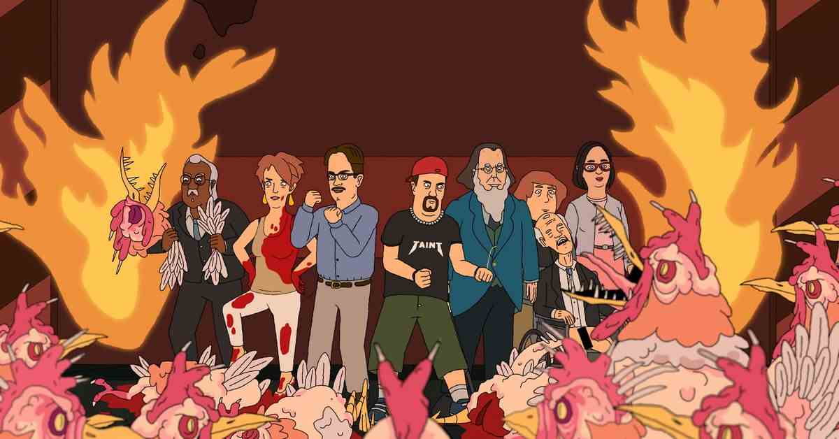 Premier coup d'œil: Adult Swim's Royal Crackers est là pour faire une collation de succession
