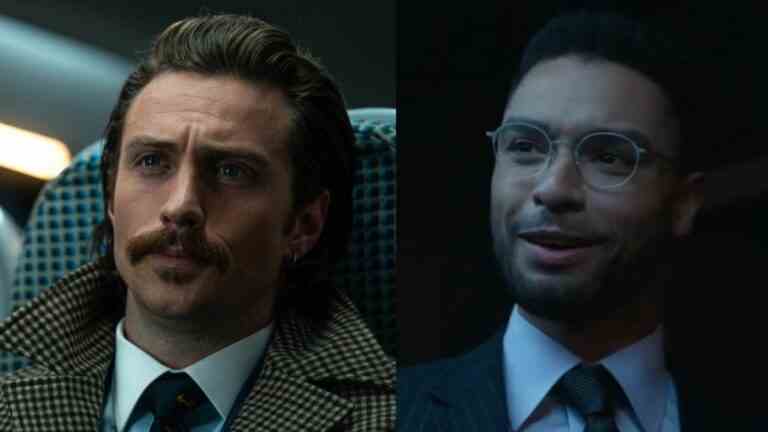 Aaron Taylor-Johnson in Bullet Train and Rege-Jean Page in The Gray Man