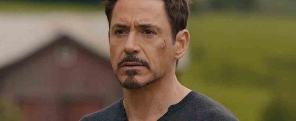 Robert Downey Jr. as Tony Stark in Avengers: Age of Ultron