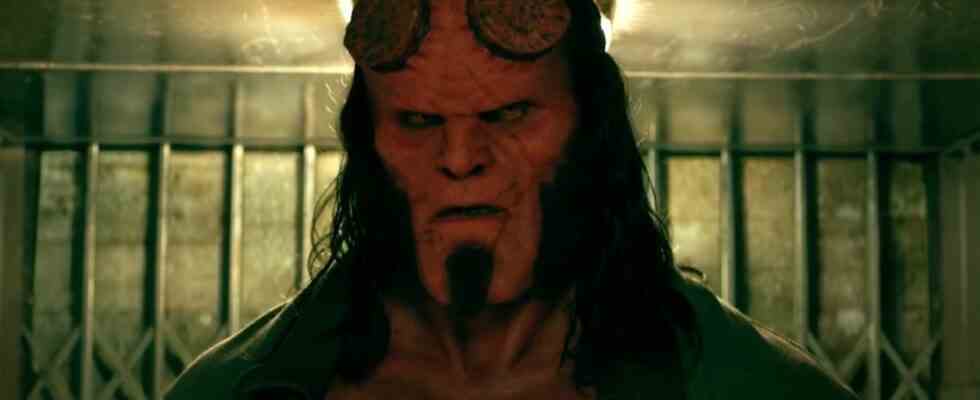 David Harbour as Hellboy