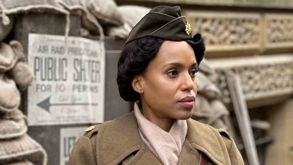 Tyler Perry et Kerry Washington partagent un premier aperçu du film Netflix sur la Seconde Guerre mondiale 