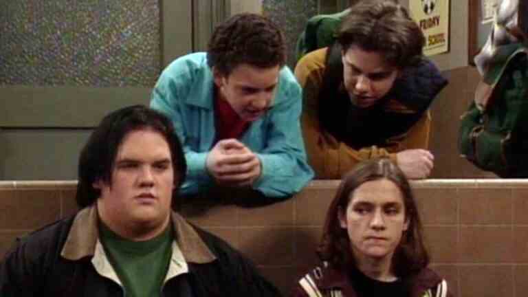 Ben Savage, Rider Strong, Ethan Suplee, and Blake Sennett on Boy Meets World