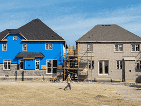 Nouvelles maisons en construction